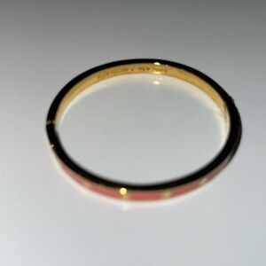 Kate Spade New York Spade Pink & Gold Bangle